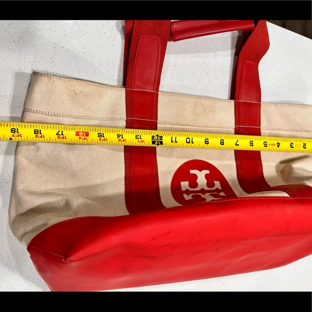 Used Tory Burch Canvas Shoulder Bag ♥️ - Picture 5 of 16